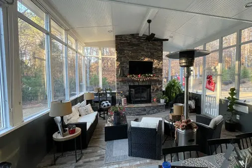 Removable Acrylic Panel For Screened Porch | Atlanta Georgia